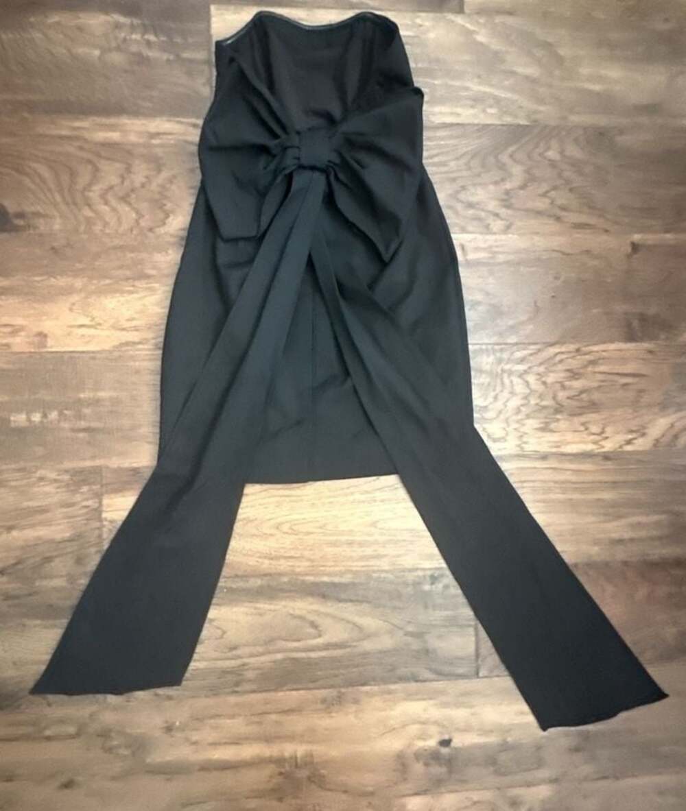 Nellamoon Strapless Mini Dress with Oversized Back Bow